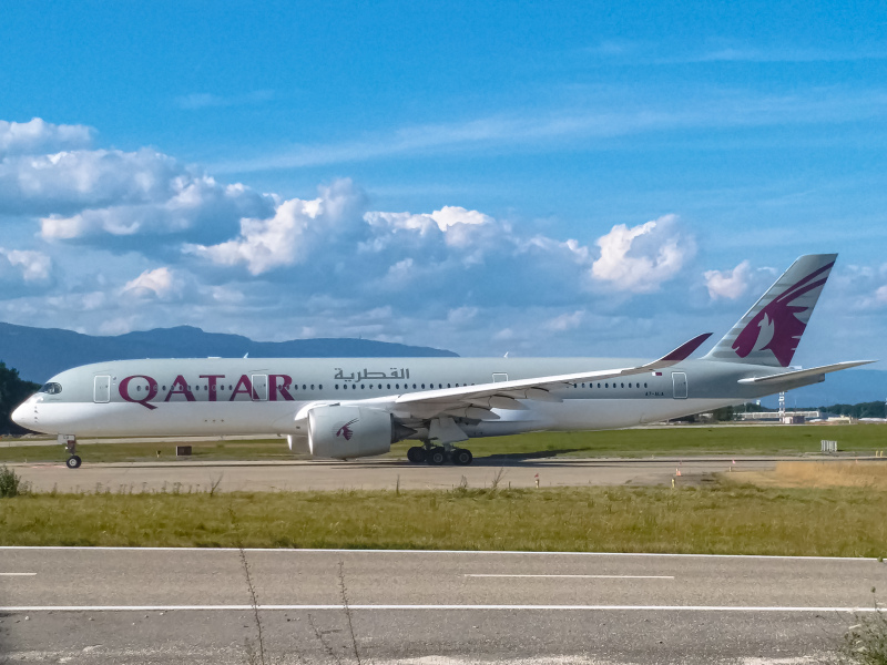 Photo of A7-ALA - Qatar Airways Airbus A350-900 at GVA on AeroXplorer Aviation Database