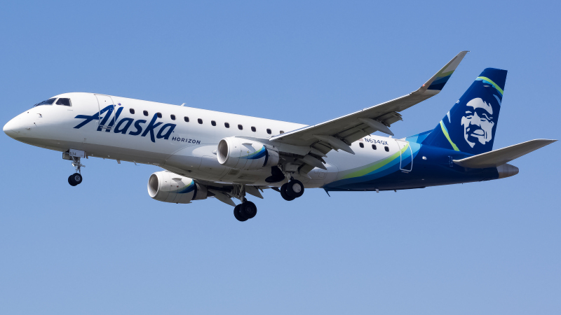 Photo of N634QX - Alaska Airlines Embraer E175 at ANC on AeroXplorer Aviation Database