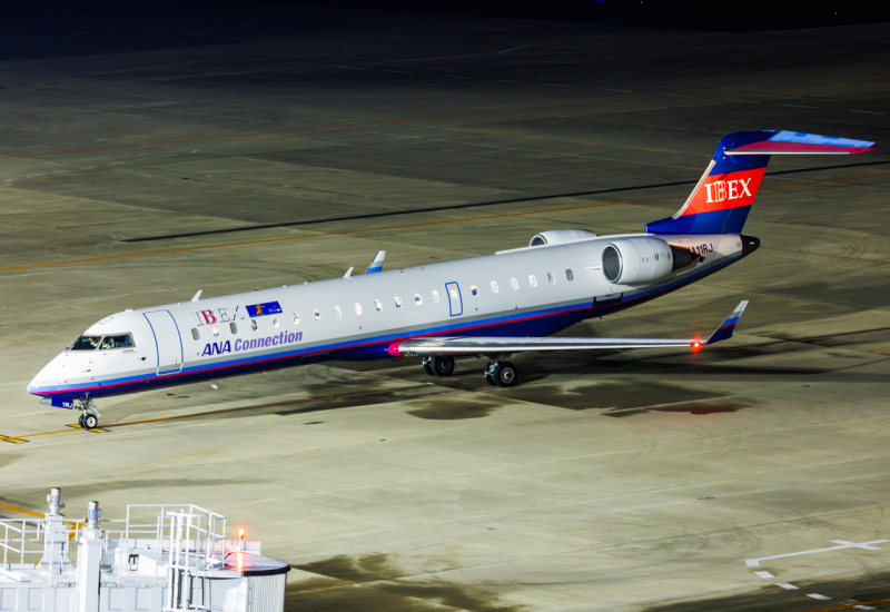 Photo of JA11RJ - Ibex Airlines Mitsubishi CRJ-700 at SDJ on AeroXplorer Aviation Database
