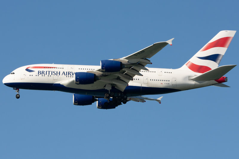 Photo of G-XLEB - British Airways Airbus A380-800 at SFO on AeroXplorer Aviation Database