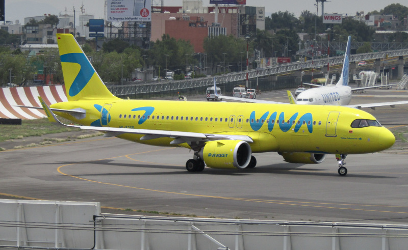 Photo of HK-5365 - Viva Air Airbus A320NEO at MEX on AeroXplorer Aviation Database