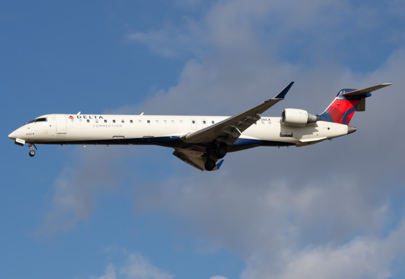 Photo of N538CA - Delta Connection Mitsubishi CRJ-900 at PHL on AeroXplorer Aviation Database