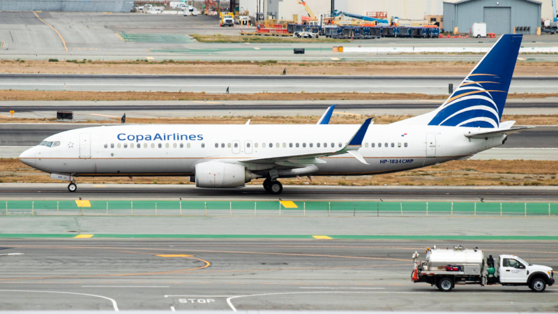 Photo of HP-1834CMP - Copa Airlines Boeing 737-800 at SFO on AeroXplorer Aviation Database