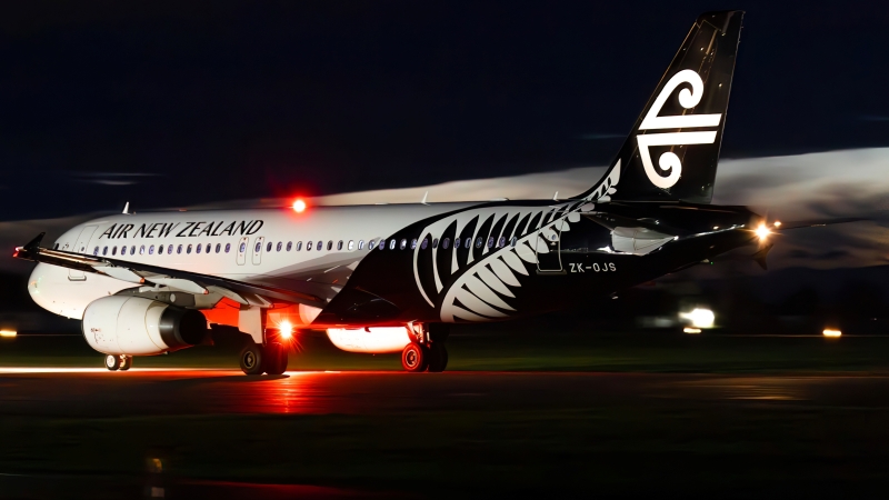 Photo of ZK-OJS - Air New Zealand Airbus A320 at CHC on AeroXplorer Aviation Database