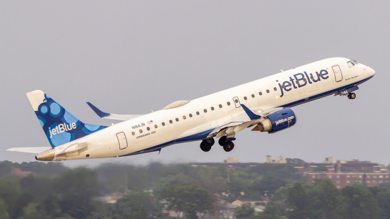 Photo of N184JB - JetBlue Airways Embraer E190 at JFK on AeroXplorer Aviation Database