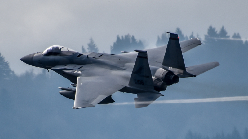 Photo of 08106 - Oregon Air National Guard McDonnell Douglas F-15C at PDX on AeroXplorer Aviation Database