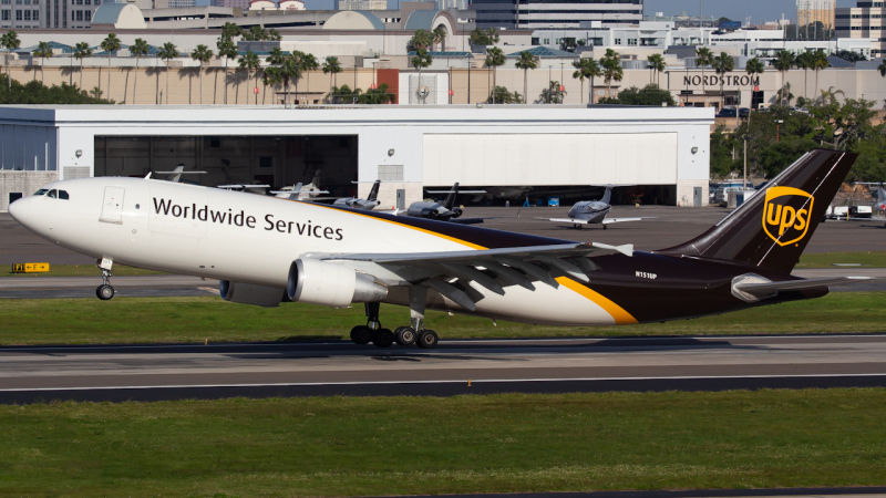 Photo of N151UP - United Parcel Service Airbus A300F-600 at TPA on AeroXplorer Aviation Database