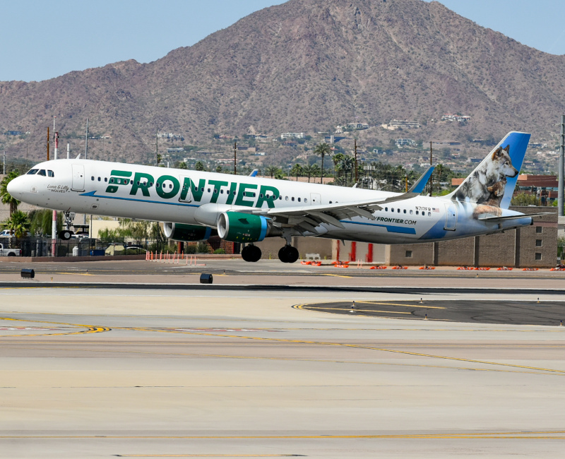Photo of N717FR - Frontier Airlines Airbus A321-200 at PHX on AeroXplorer Aviation Database
