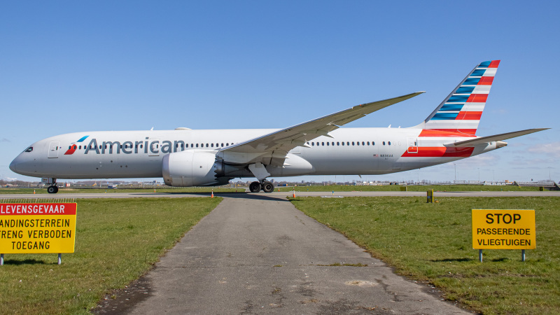 Photo of N836AA - American Airlines Boeing 787-9 at AMS on AeroXplorer Aviation Database