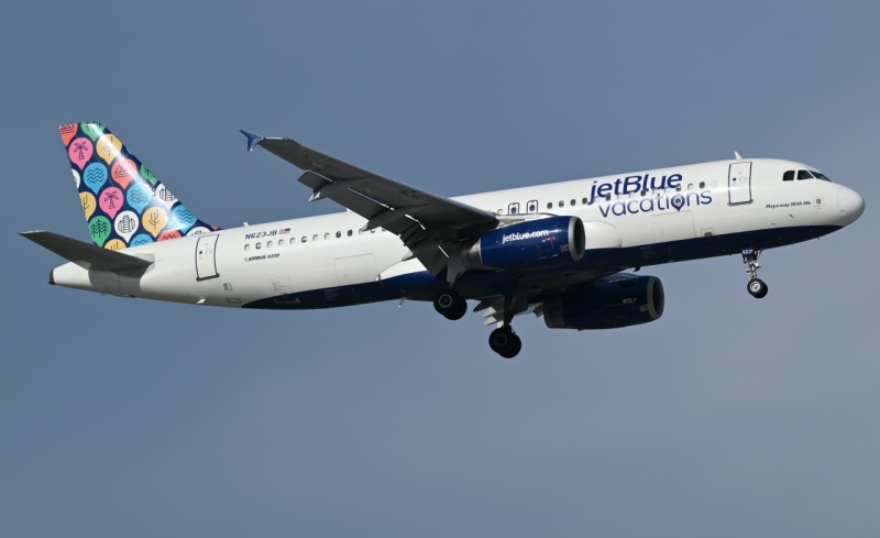 Photo of N623JB - JetBlue Airways Airbus A320 at MCO on AeroXplorer Aviation Database