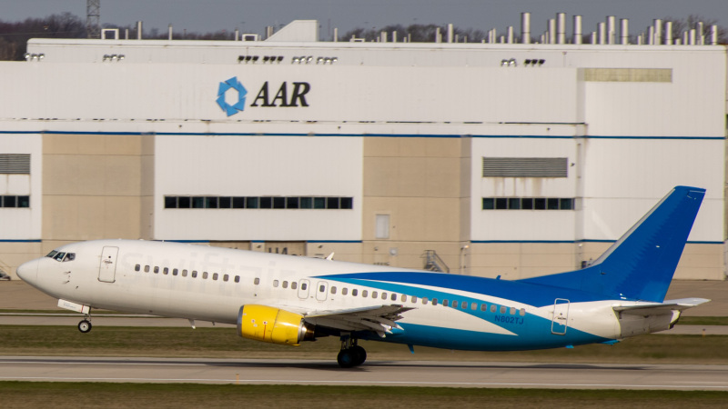 Photo of N802TJ - Swift Air Boeing 737-400 at IND on AeroXplorer Aviation Database