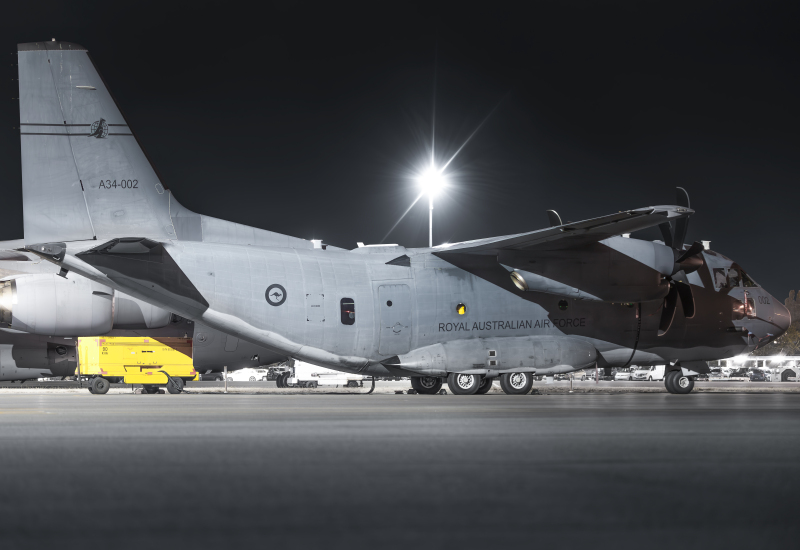 Photo of A34-002 - Royal Australian Air Force Alenia C-27J Spartan at CHC on AeroXplorer Aviation Database