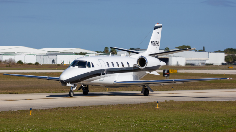 Photo of N562HC - PRIVATE Cessna Citation 560XL Excel at APF on AeroXplorer Aviation Database
