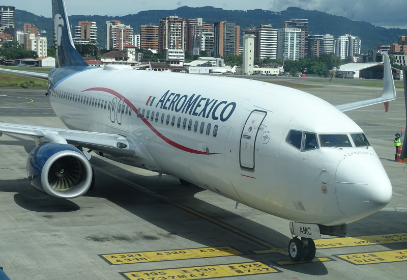 Photo of XA-AMC - Aeromexico Boeing 737-800 at GUA on AeroXplorer Aviation Database