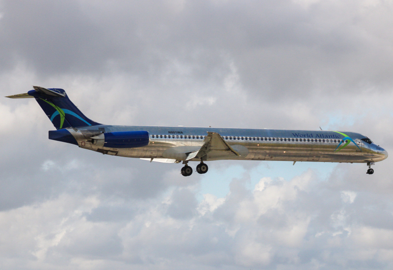 Photo of N801WA - World Atlantic Airlines McDonnell Douglas MD-83 at MIA on AeroXplorer Aviation Database