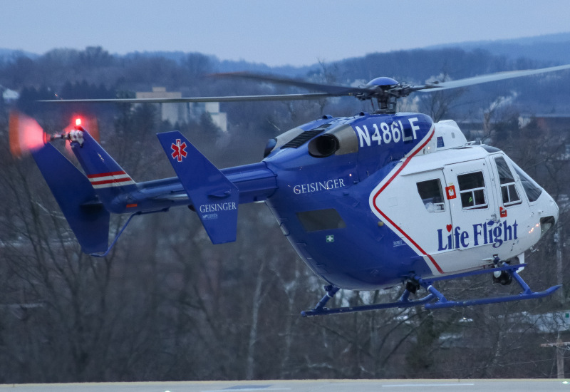 Photo of N486LF - Life Flight  Eurocopter MBB-BK117 C1 at THV on AeroXplorer Aviation Database
