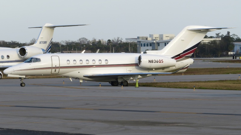 Photo of N836QS - NetJets Cessna 700 Citation Longitude at DAB on AeroXplorer Aviation Database