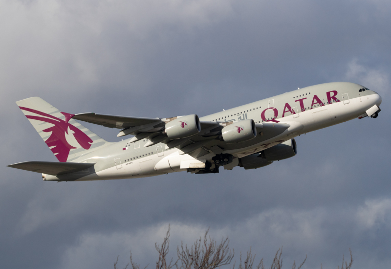 Photo of A7-APG - Qatar Airways Airbus A380-800 at LHR on AeroXplorer Aviation Database