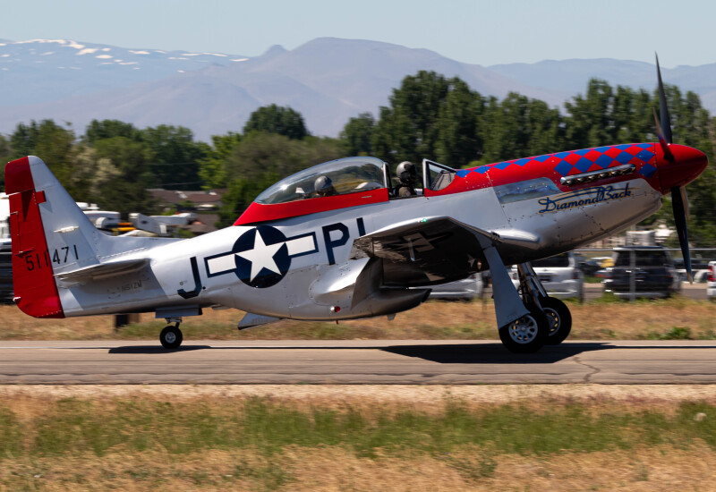 Photo of N51ZM - PRIVATE North American P-51 at MAN on AeroXplorer Aviation Database