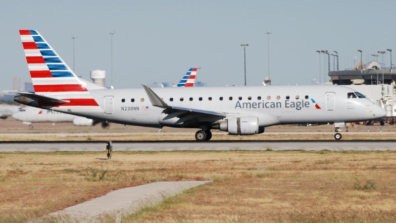 Photo of N238NN - American Eagle Embraer E175LR at DFW on AeroXplorer Aviation Database