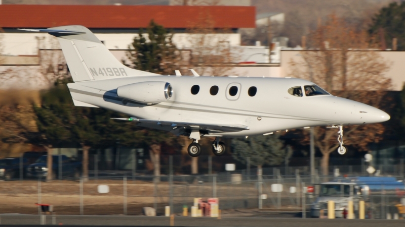 Photo of N419BR - PRIVATE Beechcraft Premier  at RNO on AeroXplorer Aviation Database