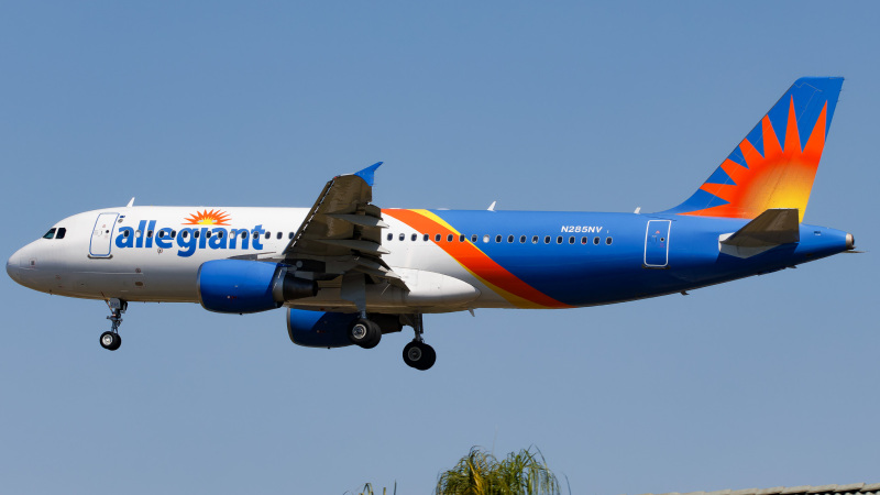 Photo of N285NV - Allegiant Air Airbus A320 at PIE on AeroXplorer Aviation Database