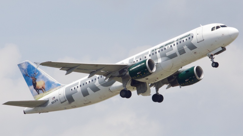 Photo of N213FR - Frontier Airlines Airbus A320 at IAH on AeroXplorer Aviation Database