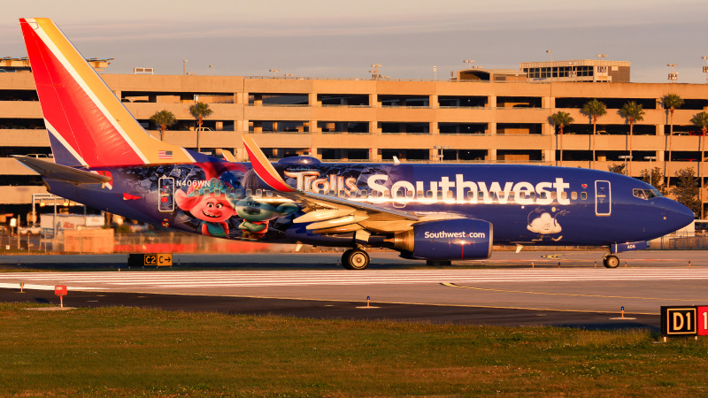 Photo of N406WN - Southwest Airlines Boeing 737-700 at TPA on AeroXplorer Aviation Database