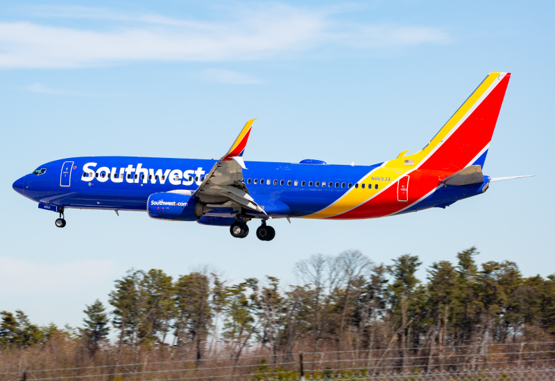 Photo of N8653A - Southwest Airlines Boeing 737-800 at BWI on AeroXplorer Aviation Database