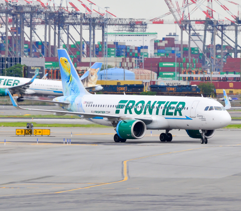 Photo of N310FR - Frontier Airlines Airbus A320-200N at EWR on AeroXplorer Aviation Database