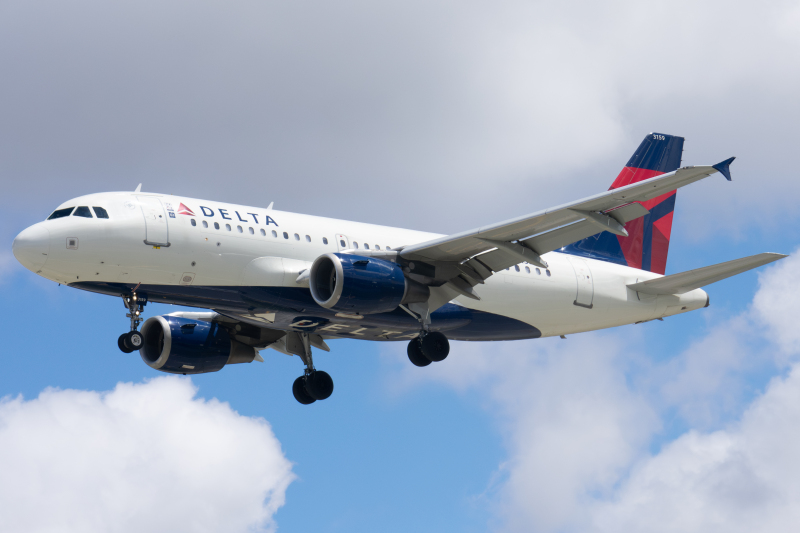 Photo of N359NB - Delta Airlines Airbus A319 at SJC on AeroXplorer Aviation Database
