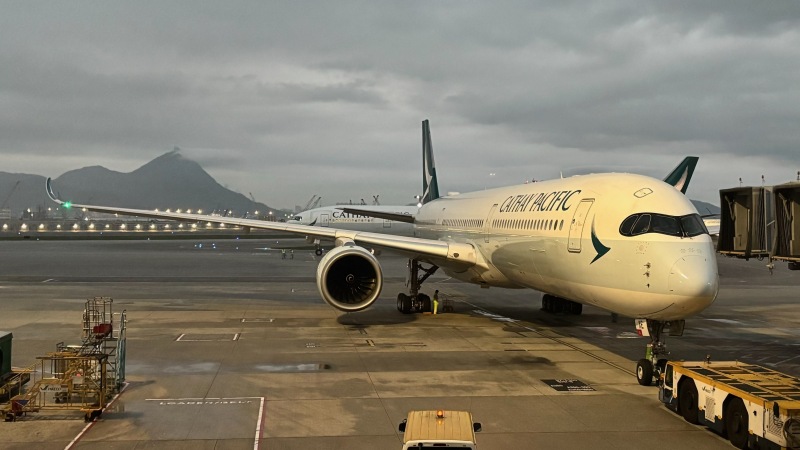 Photo of B-LXE - Cathay Pacific  Airbus A350-1000 at HKG on AeroXplorer Aviation Database