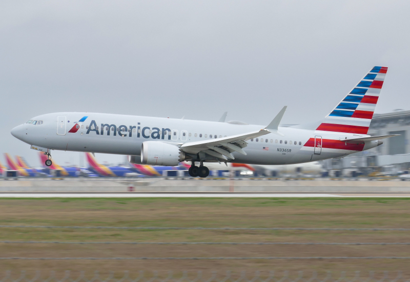 Photo of N336SR - American Airlines Boeing 737 MAX 8 at AUS on AeroXplorer Aviation Database