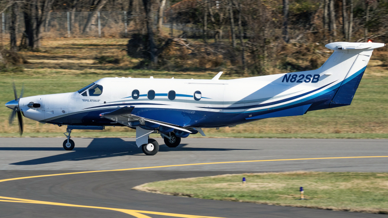 Photo of N82SB - Tradewind Pilatus PC-12 at CGS on AeroXplorer Aviation Database