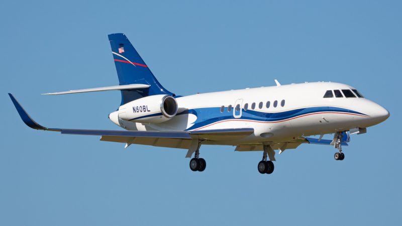 Photo of N80BL - PRIVATE Dassault Falcon 2000EX at APF on AeroXplorer Aviation Database