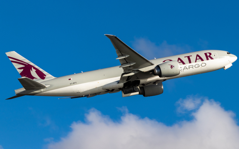 Photo of A7-BFC - Qatar Air Cargo Boeing 777-F at HKG on AeroXplorer Aviation Database