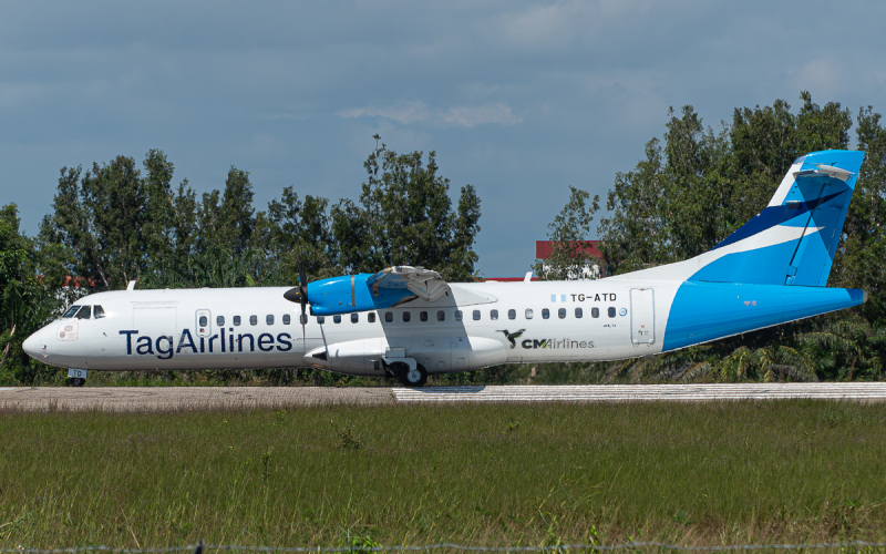 Photo of TG-ATD - TAG Airlines ATR 72-500 at BZE on AeroXplorer Aviation Database
