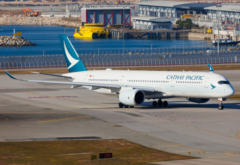 Photo of B-LRQ - Cathay Pacific Airbus A350-900 at HKG on AeroXplorer Aviation Database