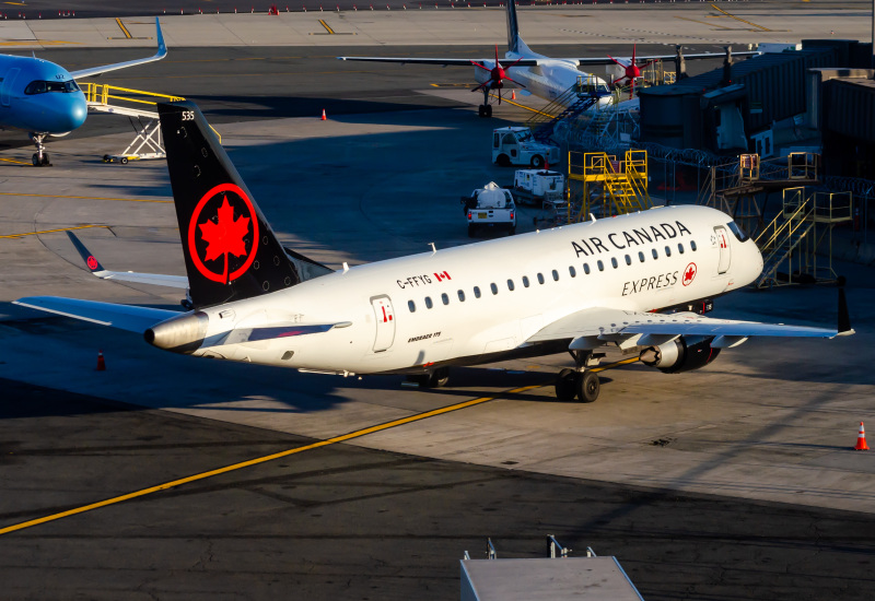 Photo of C-FFYG  - Air Canada Express Embraer E175 at EWR on AeroXplorer Aviation Database