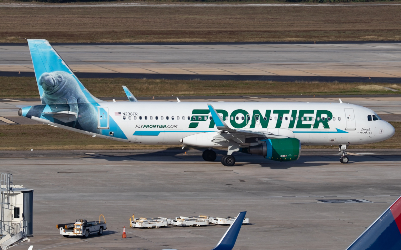 Photo of N238FR - Frontier Airlines Airbus A320 at TPA  on AeroXplorer Aviation Database