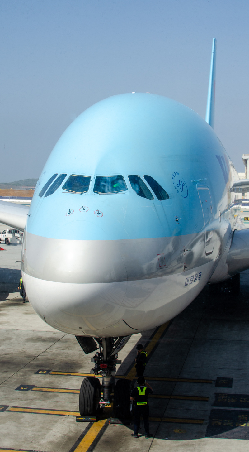 Photo of HL7621 - Korean Air Airbus A380-800 at LAX on AeroXplorer Aviation Database