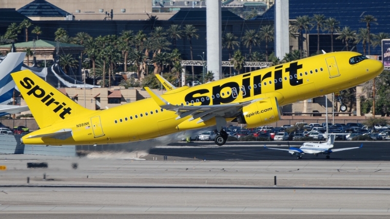 Photo of N981NK - Spirit Airlines Airbus A320NEO at KLAS on AeroXplorer Aviation Database