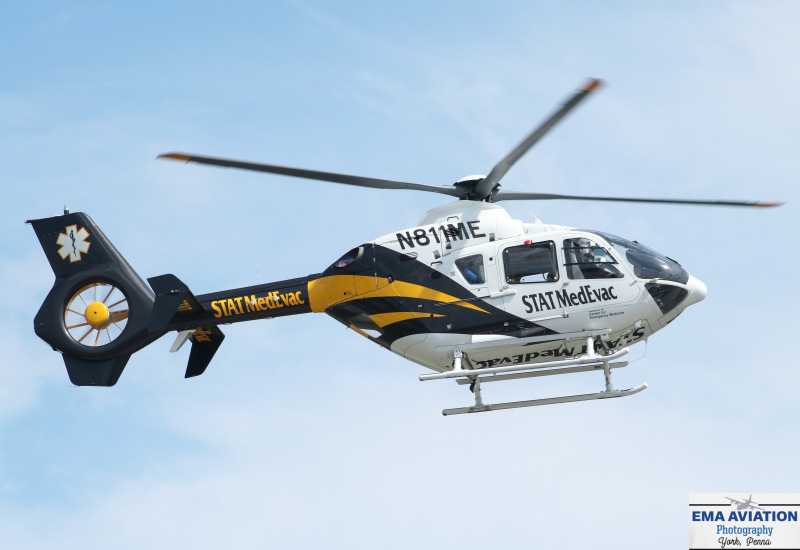 Photo of N811ME - STAT MedEvac Eurocopter EC135 at THV on AeroXplorer Aviation Database