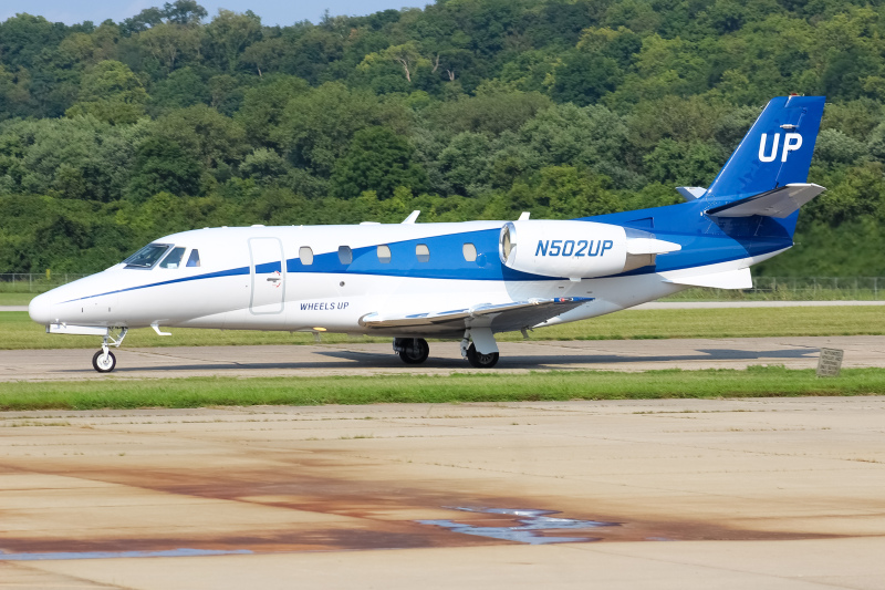 Photo of N502UP - Wheels Up Cessna Citation 560XL Excel at LUK on AeroXplorer Aviation Database