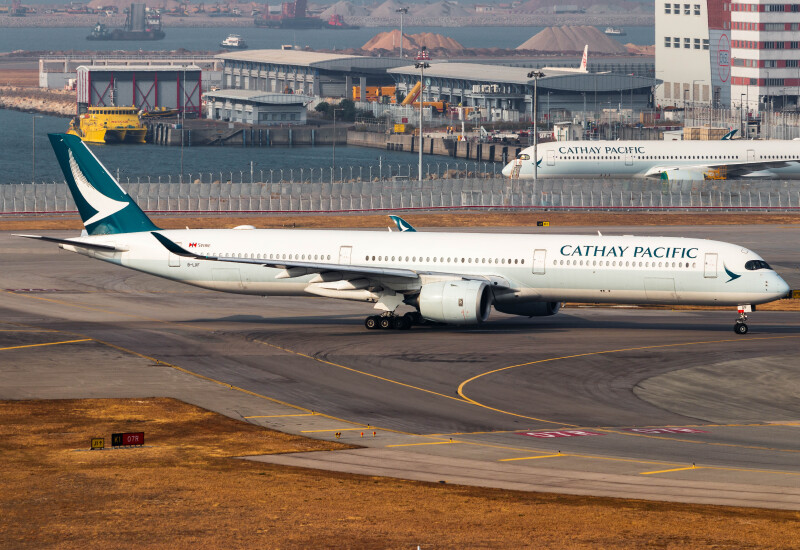 Photo of B-LXF - Cathay Pacific Airbus A350-1000 at HKG on AeroXplorer Aviation Database