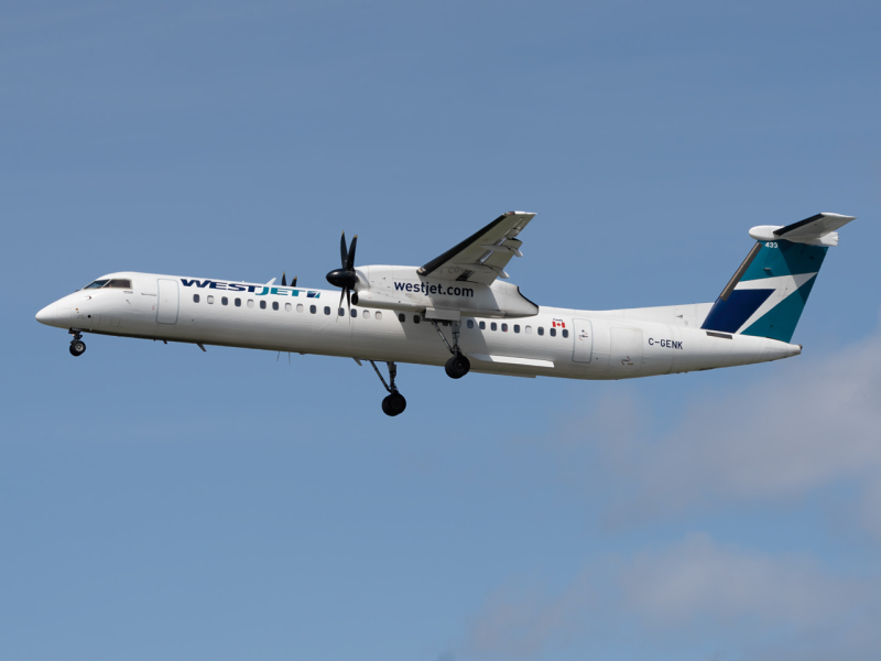 Photo of C-GENK - WestJet De Havilland Dash-8 q400 at YVR on AeroXplorer Aviation Database