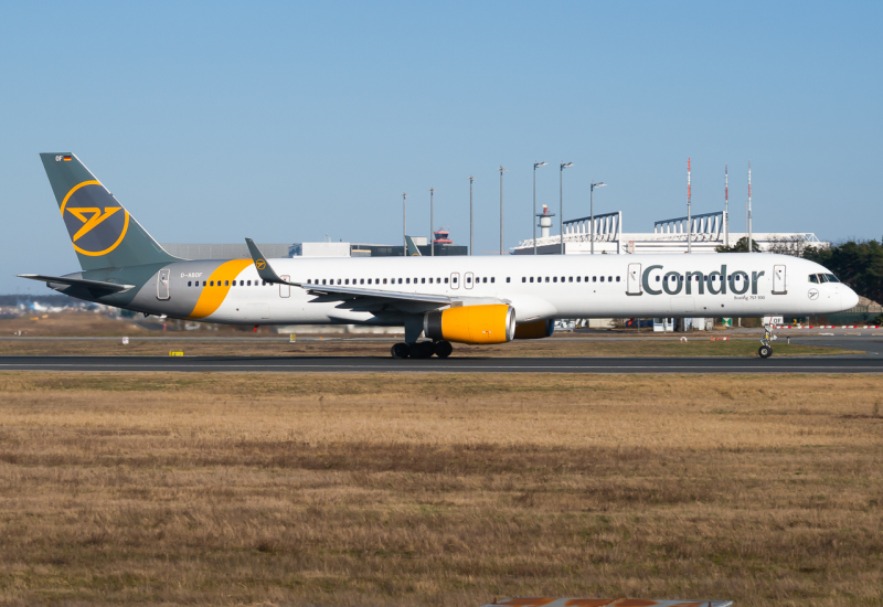 Photo of D-ABOF - Condor Boeing 757-300 at FRA on AeroXplorer Aviation Database