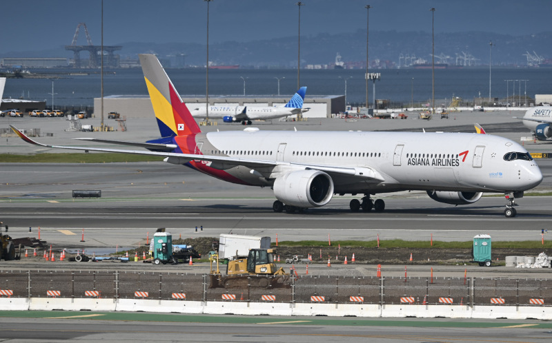 Photo of HL8079 - Asiana Airlines Airbus A350-900 at SFO on AeroXplorer Aviation Database