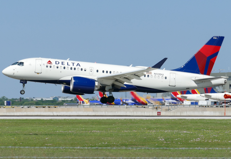 Photo of N131DU - Delta Airlines Airbus A220-100 at AUS on AeroXplorer Aviation Database