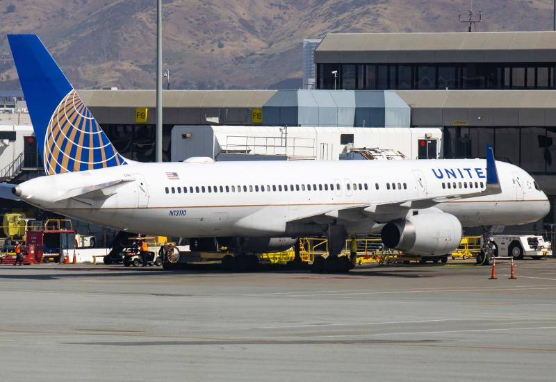 Photo of N13110 - United Airlines Boeing 757-200 at SFO on AeroXplorer Aviation Database